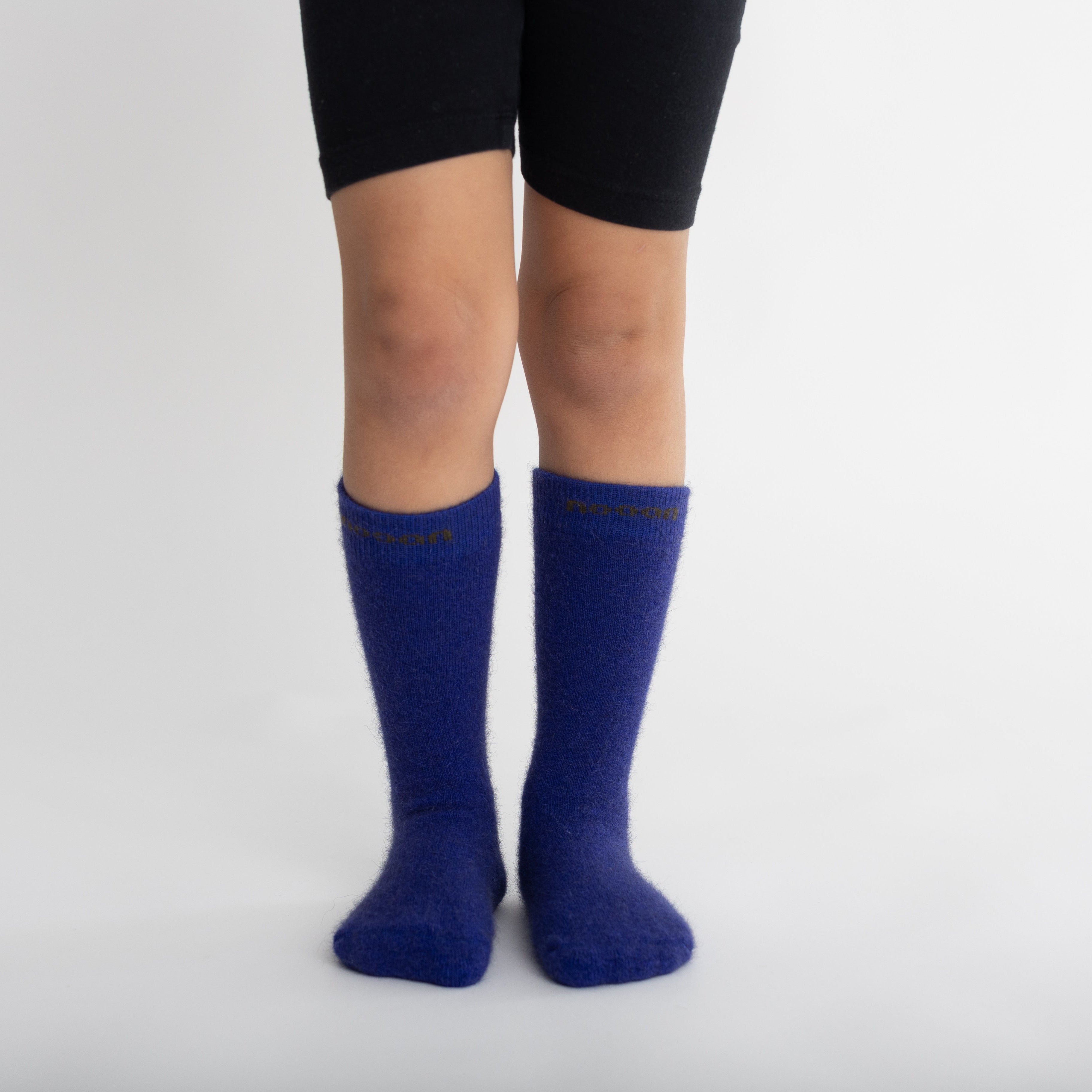 Possum Merino Wool HUKA JUNIOR Socks, Royal Blue - Small