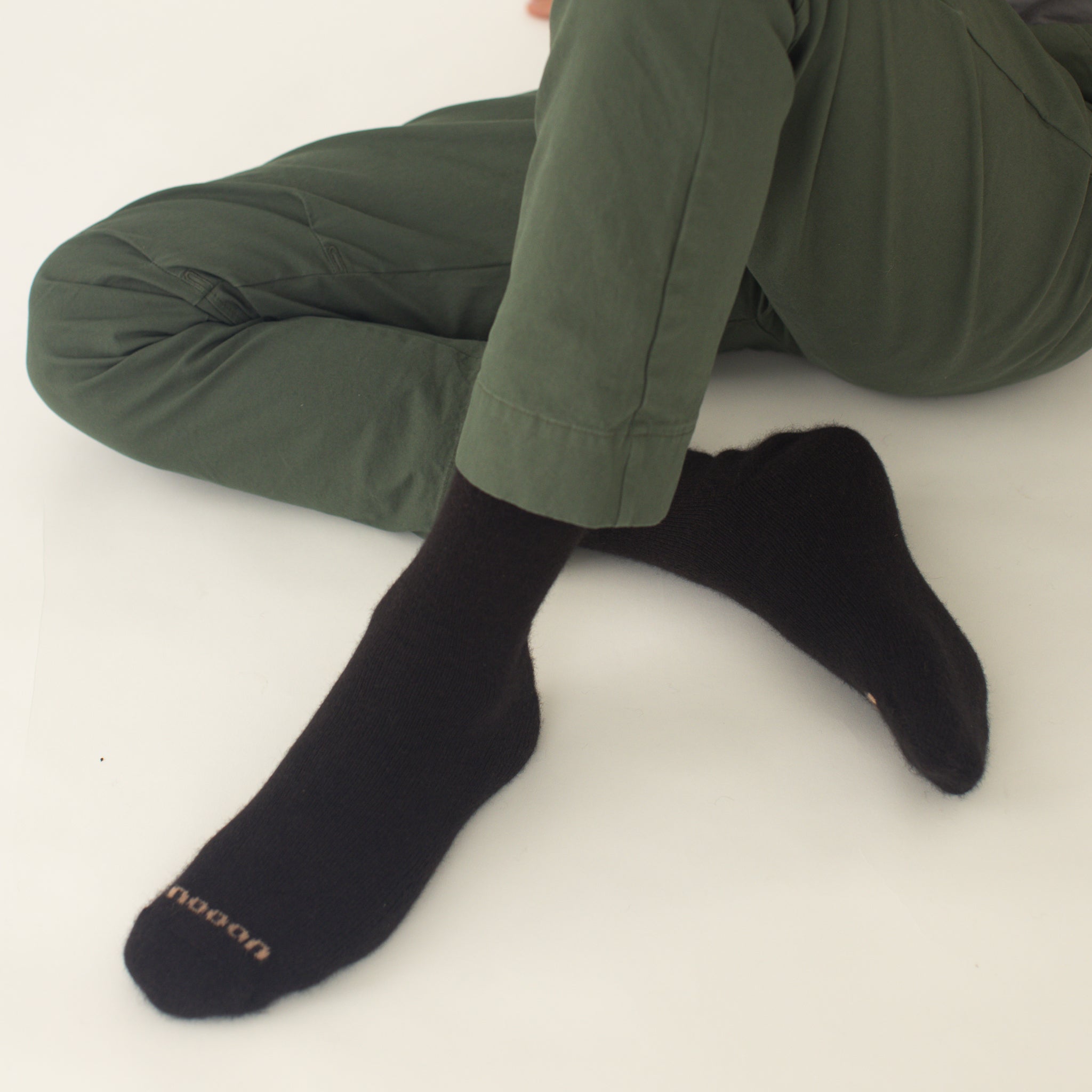 Possum Merino Wool PIHA Socks, Seal Brown Men