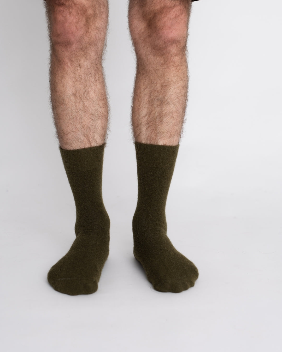 Possum Merino Wool Socks | HAMILTON | Military Olive | Men