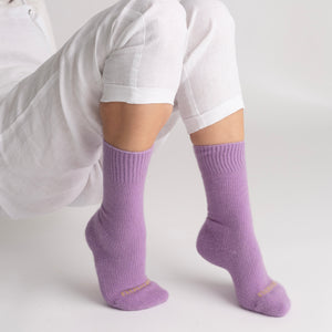 Possum Merino Wool PIHA Socks, Lilac Breeze