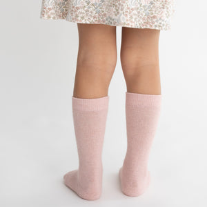 Possum Merino Wool HUKA JUNIOR Socks, Rose Water