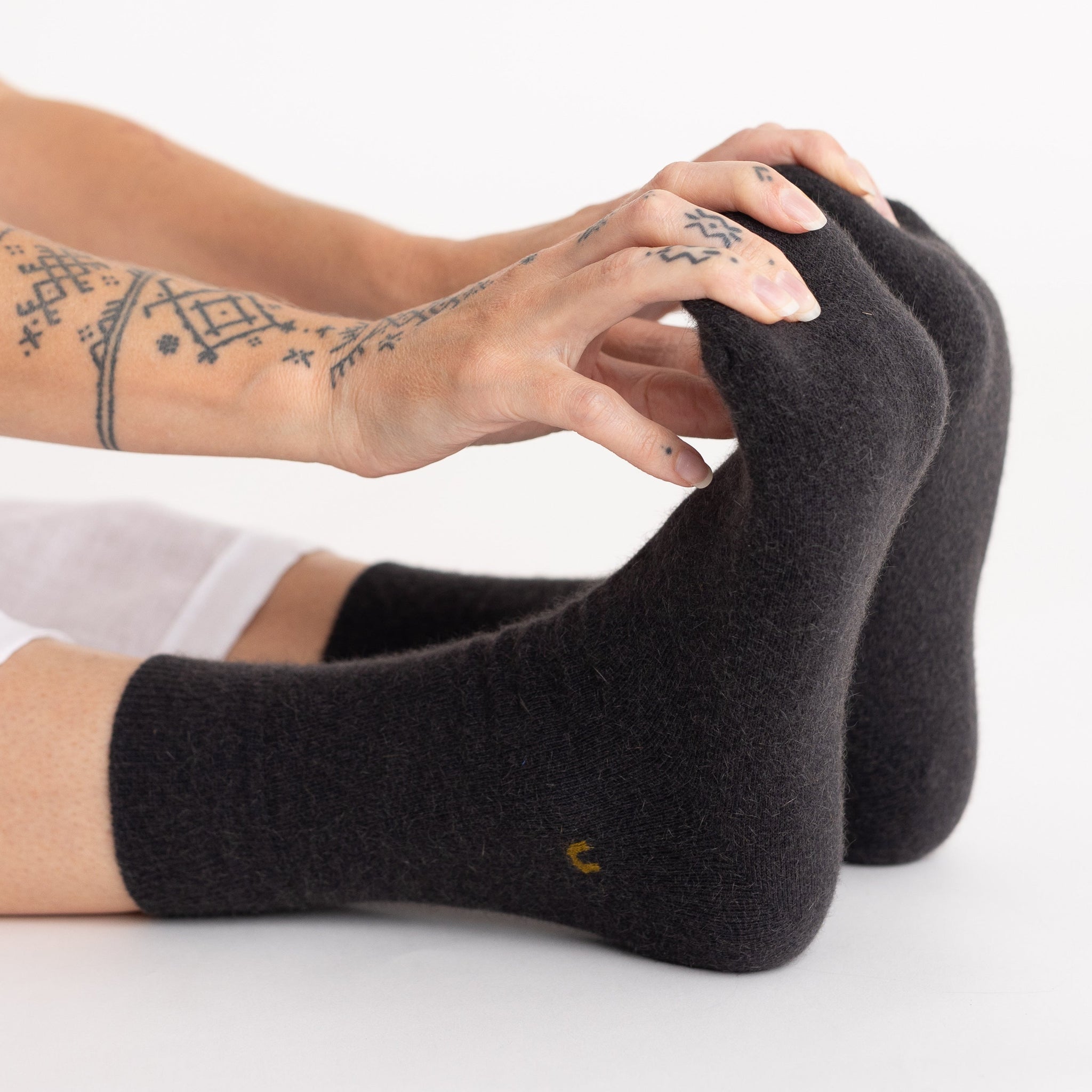 Possum Merino Wool HAMILTON Socks, Peat