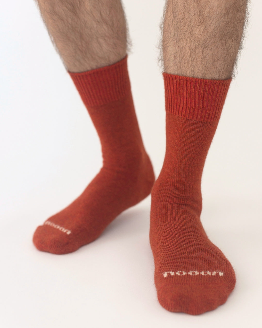 Possum Merino Wool Socks | PIHA | Leather Brown | Men