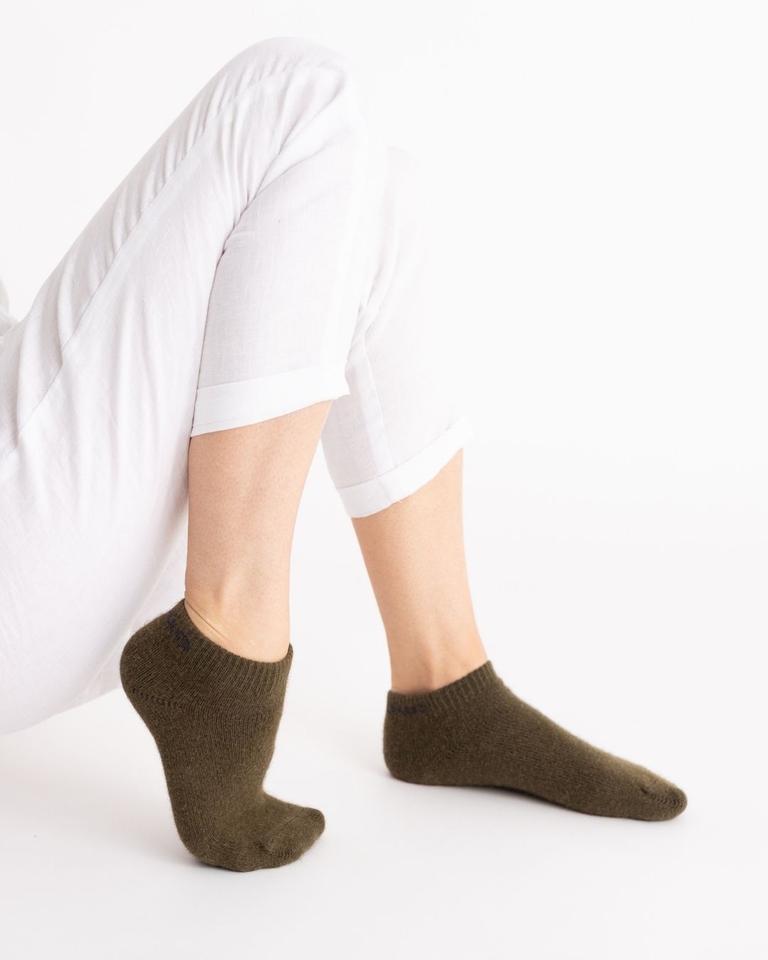 Possum Merino Wool Socks | NAPIER | Military Olive