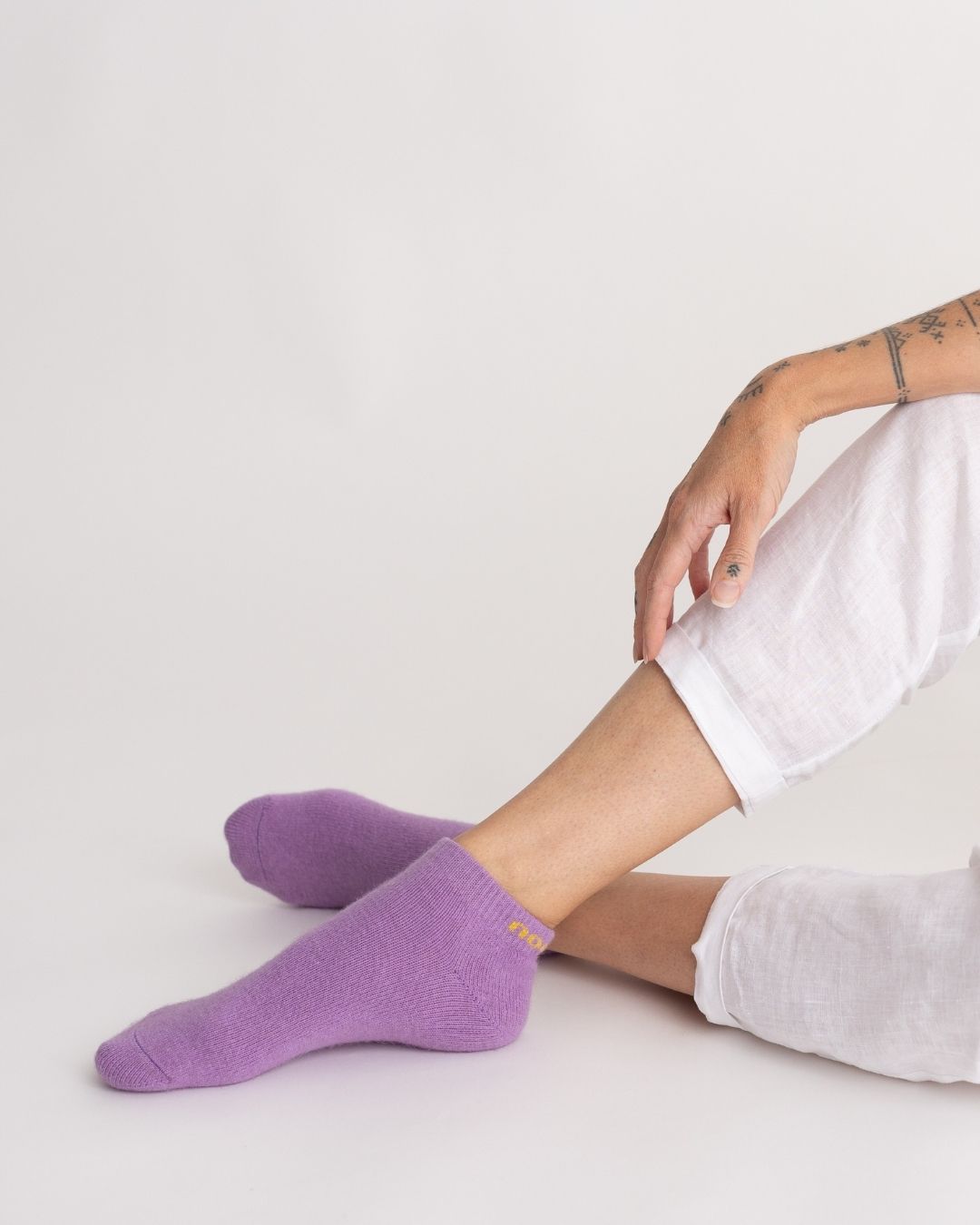 Possum Merino Wool Socks | NAPIER | Lilac Breeze
