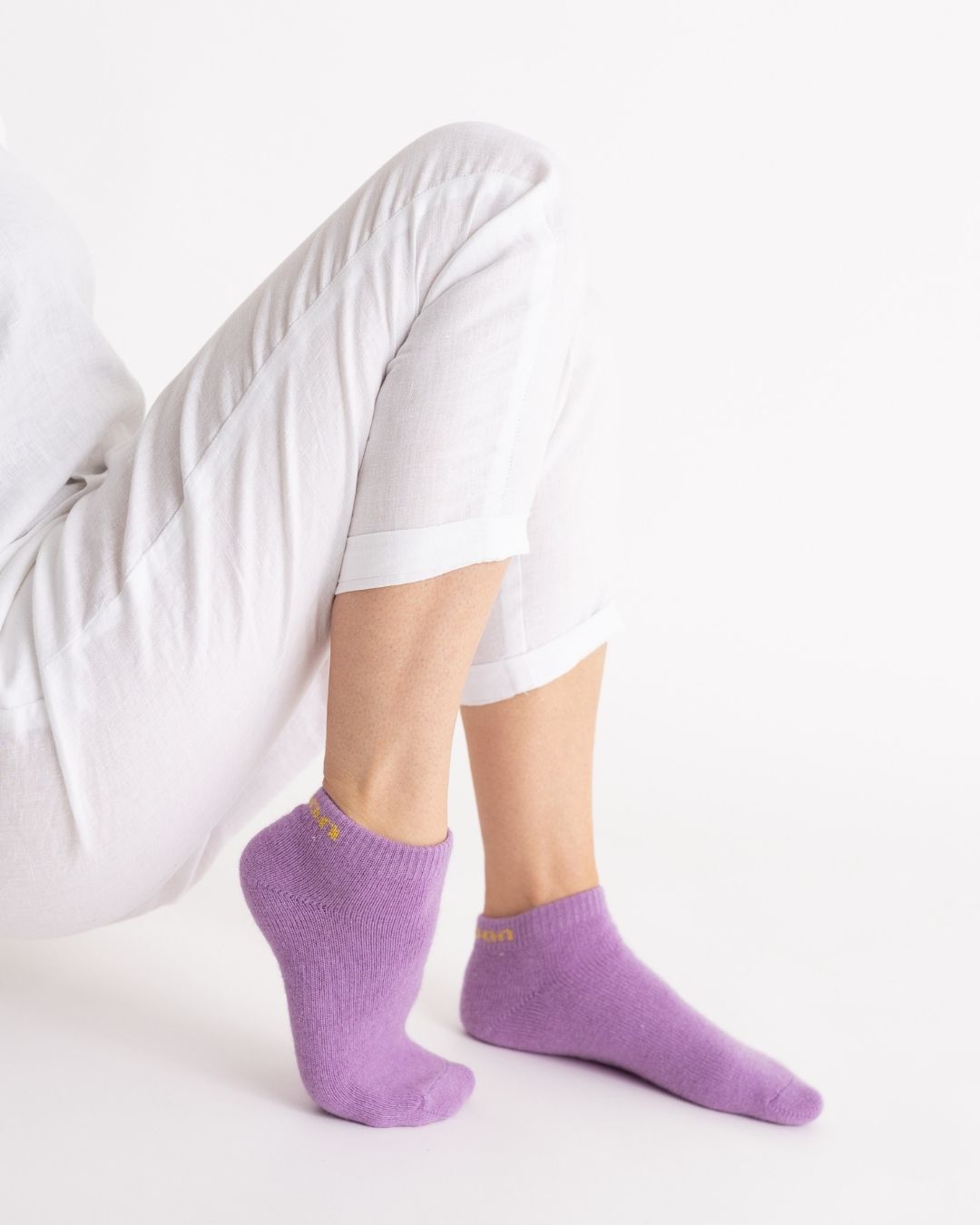 Possum Merino Wool Socks | NAPIER | Lilac Breeze