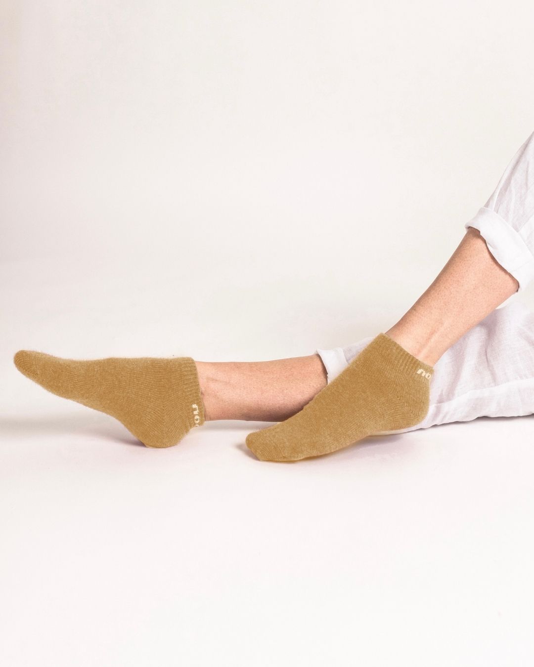 Possum Merino Wool Socks | NAPIER | Beige
