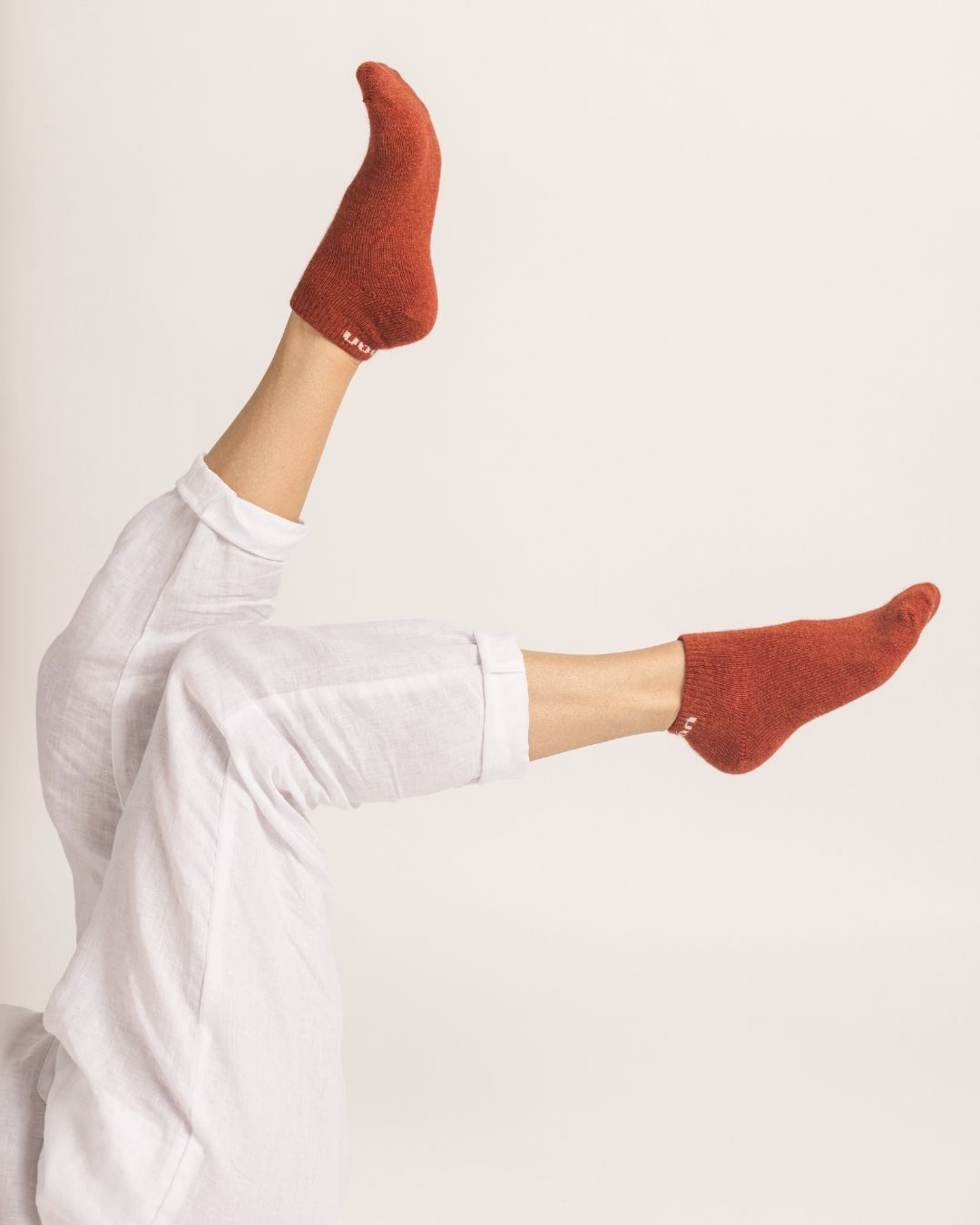 Possum Merino Wool Socks | NAPIER | Leather Brown