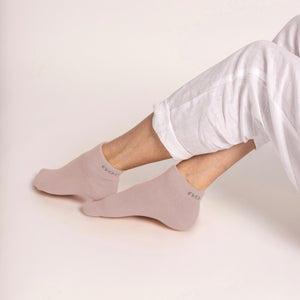 Possum Merino Wool NAPIER Socks, Pink Marshmallow