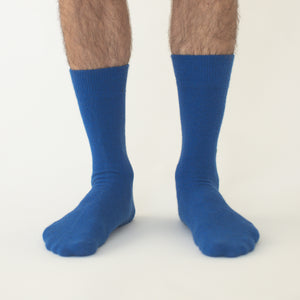 Possum Merino Wool HAMILTON Socks, Lapis Blue Men