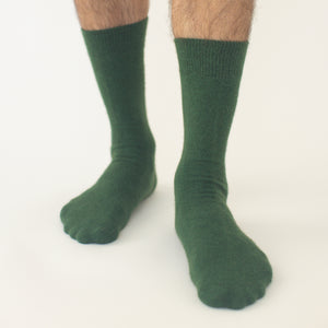 Possum Merino Wool HAMILTON Socks, Greener Pasture Men