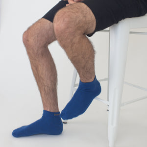 Possum Merino Wool NAPIER Socks, Lapis Blue Men