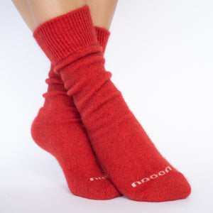 Possum Merino PIHA Socks, Scarlet Women's