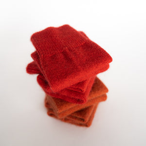 Possum Merino Wool PIHA Socks, Scarlet Men