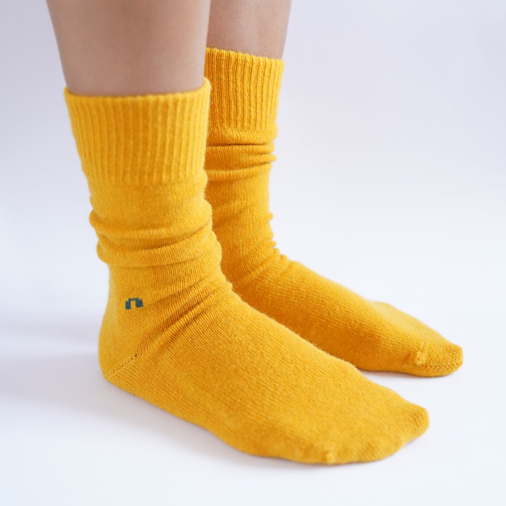 yellow merino wool possum socks new zealand