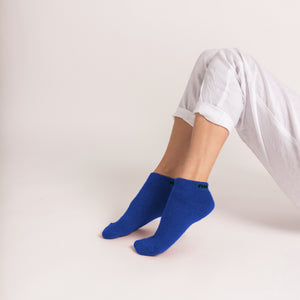 Possum Merino Wool NAPIER Socks, Lapis Blue